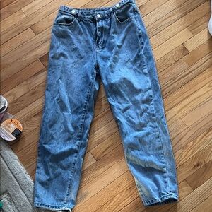 SHEIN Blue Ankle Jeans for Women